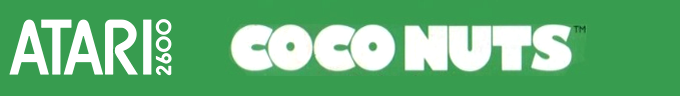 Coconuts logo for Atari 2600